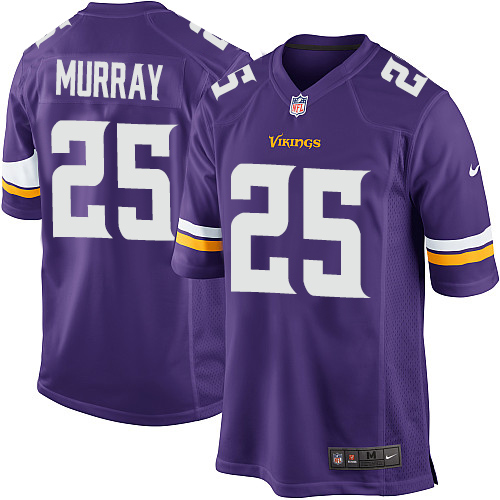 Nike Vikings #25 Latavius Murray Purple Team Color Youth Stitched NFL Elite Jersey